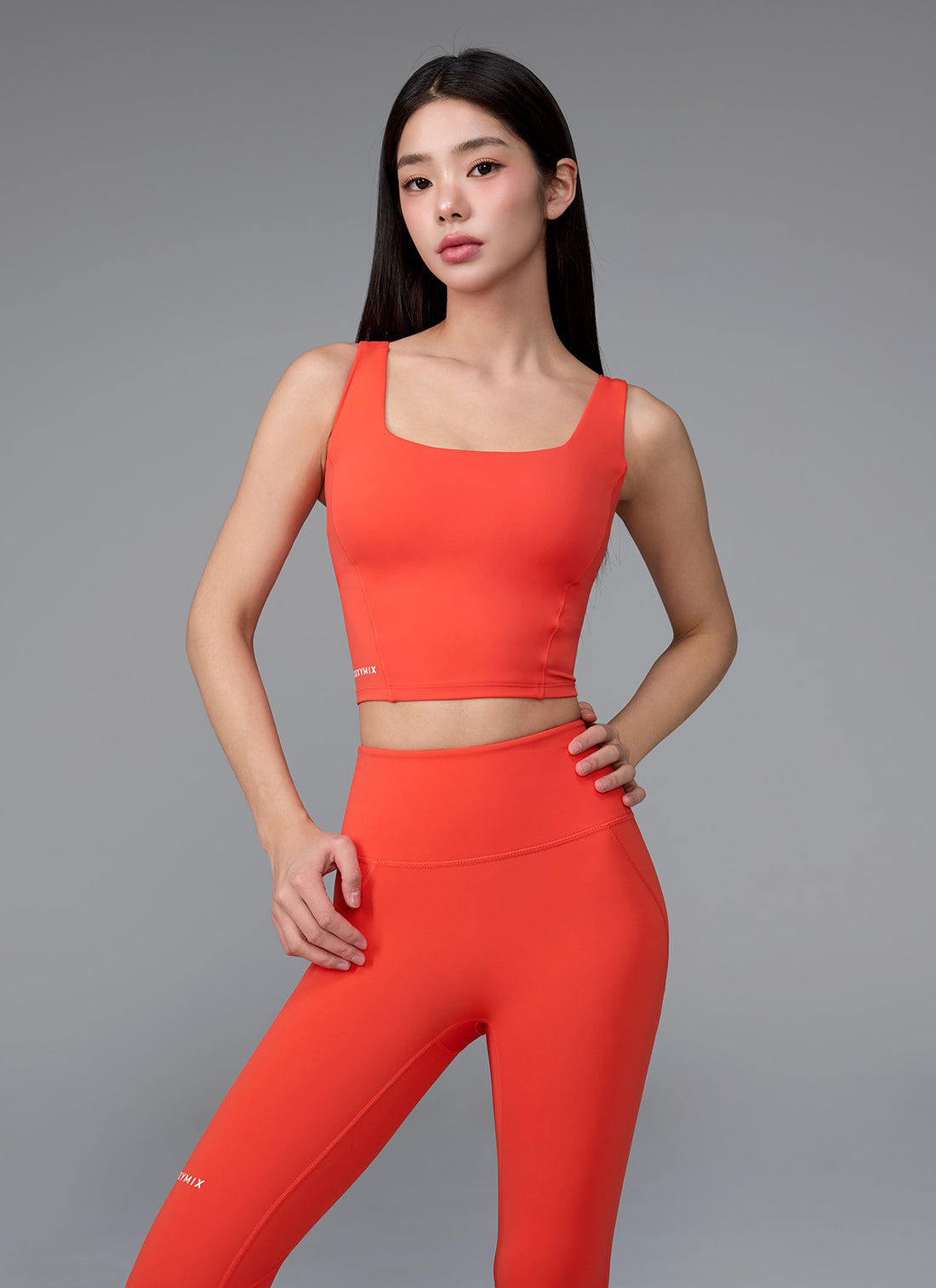Black Label Signature 380N Leggings - Carrot Orange