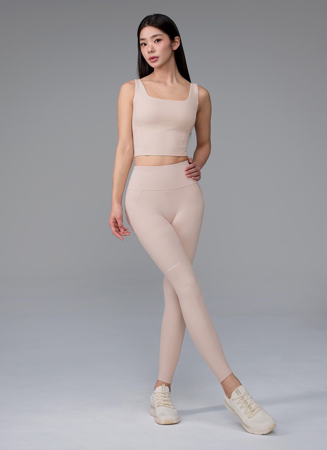 Black Label Signature 380N Leggings - Creamy Pink