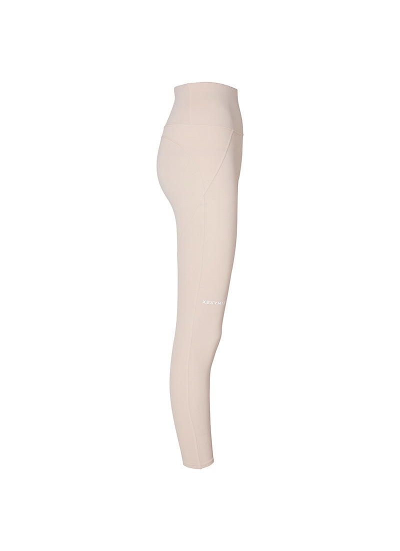 Black Label Signature 380N Leggings - Creamy Pink