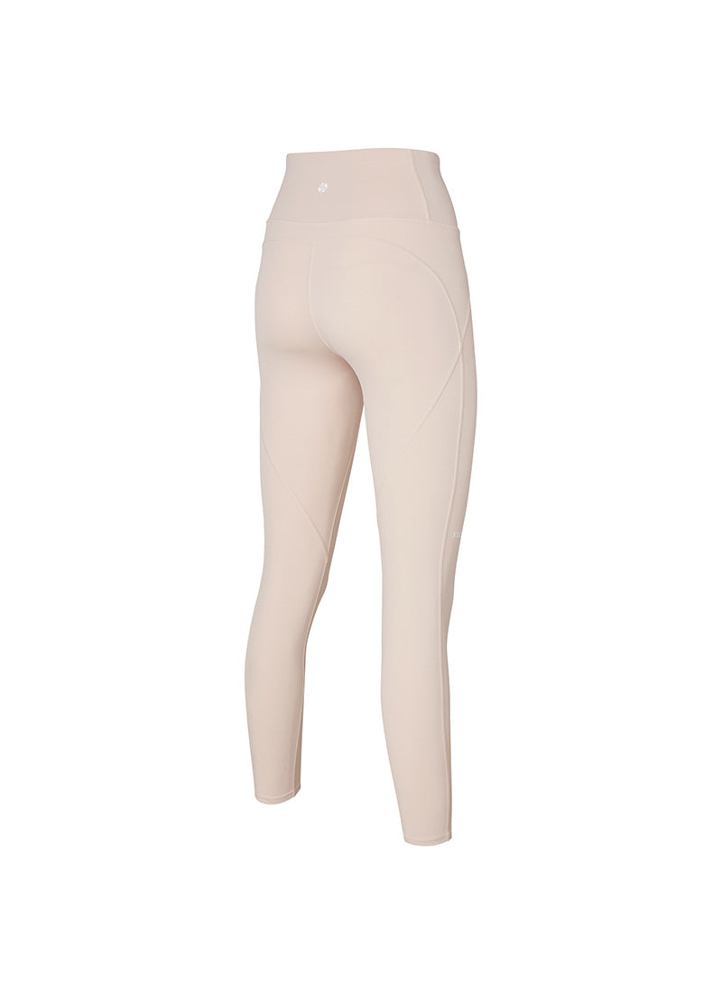 Black Label Signature 380N Leggings - Creamy Pink