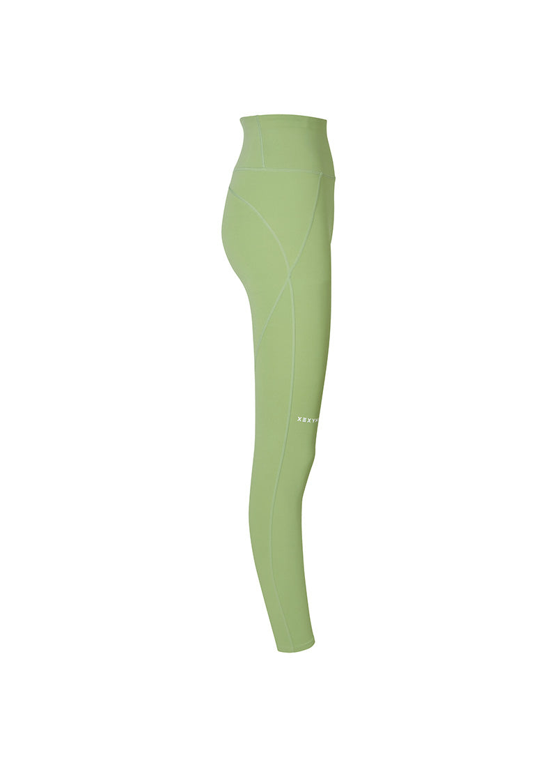 Black Label Signature 380N Leggings - Sap Green
