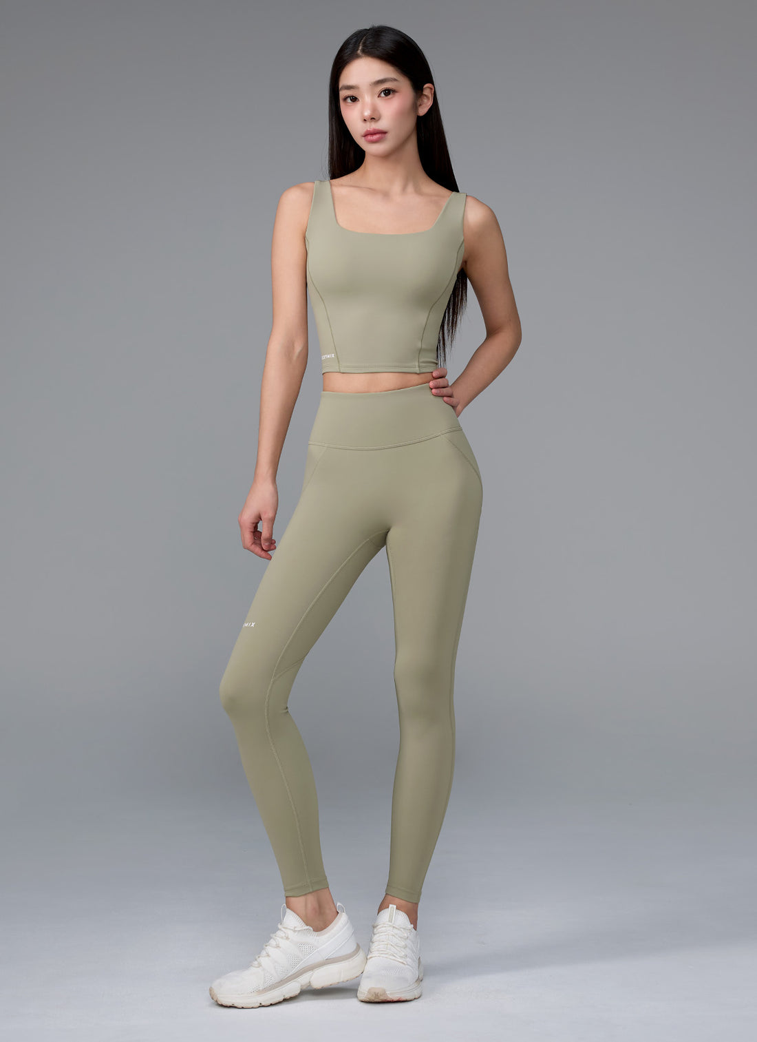 Black Label Signature 380N Leggings - Wood Sage