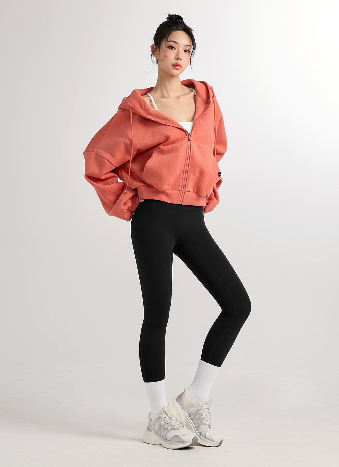 Black Label Signature 360N Double Fluffy Napping Leggings - Black