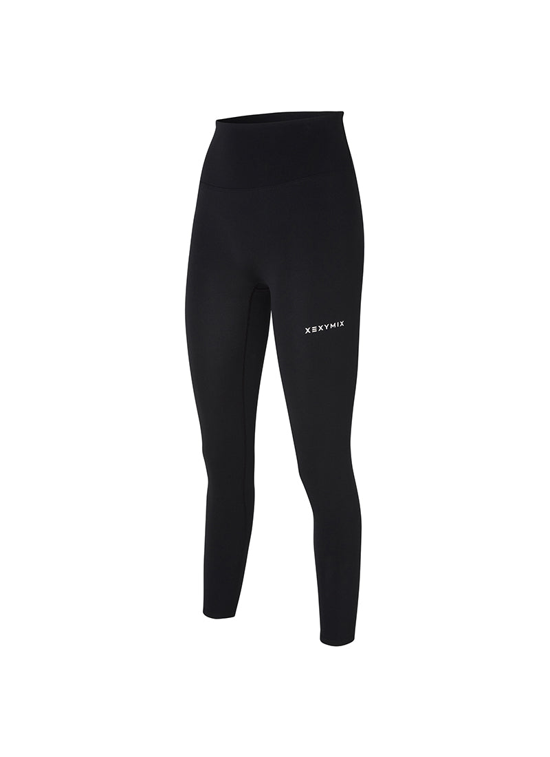 Black Label Signature 360N Double Fluffy Napping Leggings - Black