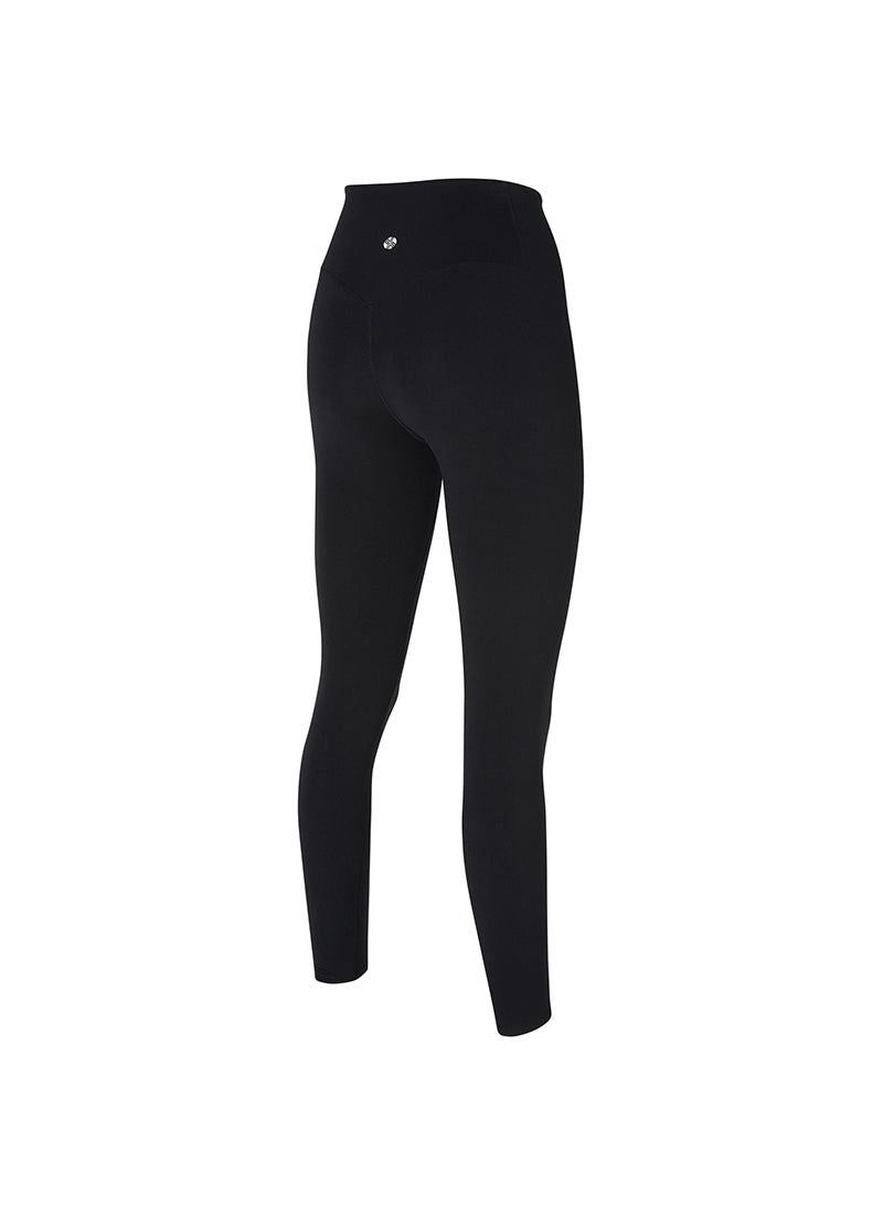 Black Label Signature 360N Double Fluffy Napping Leggings - Black