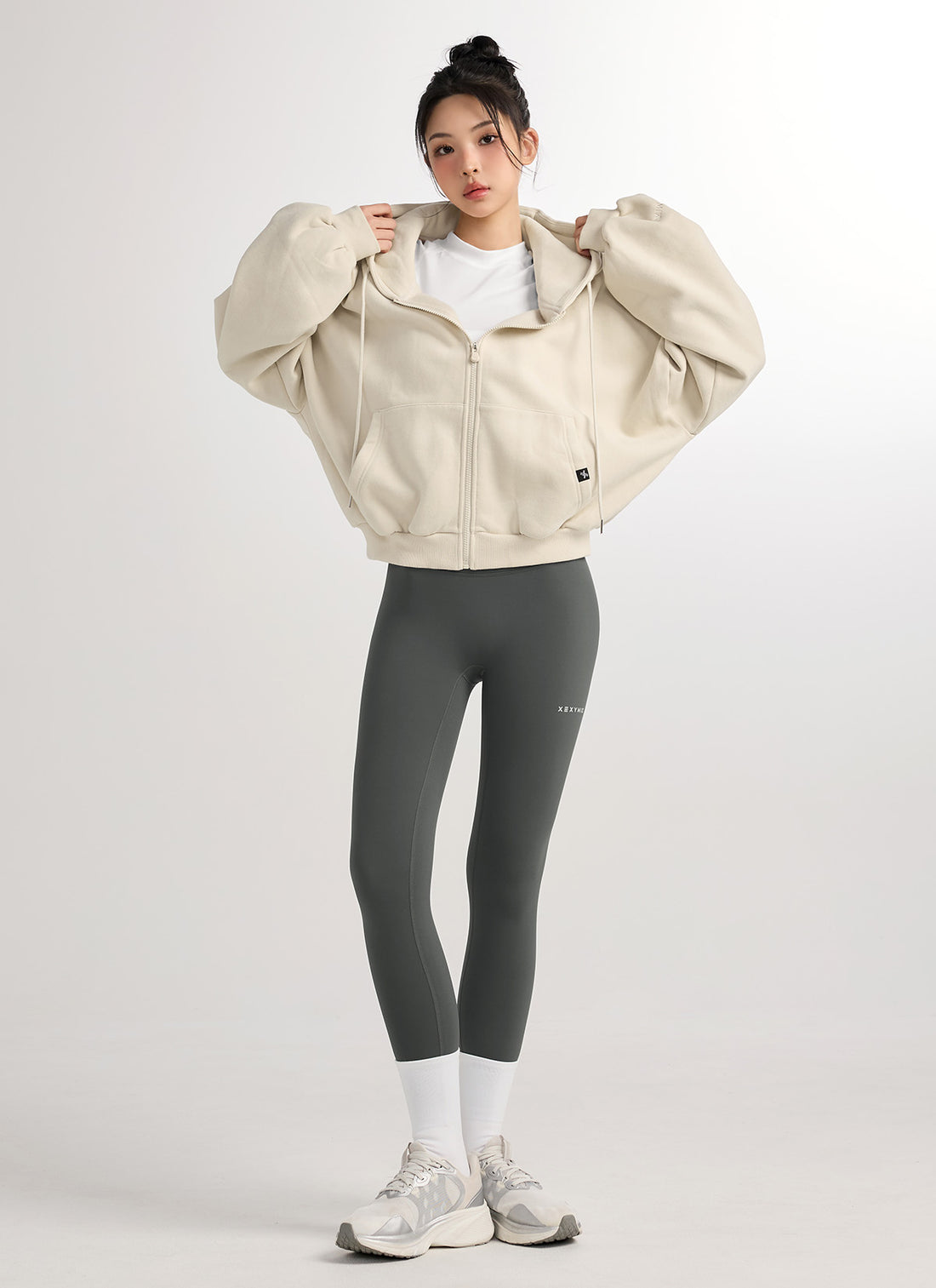 Black Label Signature 360N Double Fluffy Napping Leggings - Dark Forest