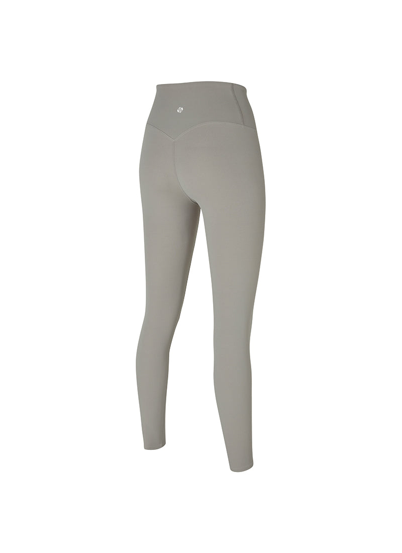 Black Label Signature 360N Double Fluffy Napping Leggings - Hush Gray