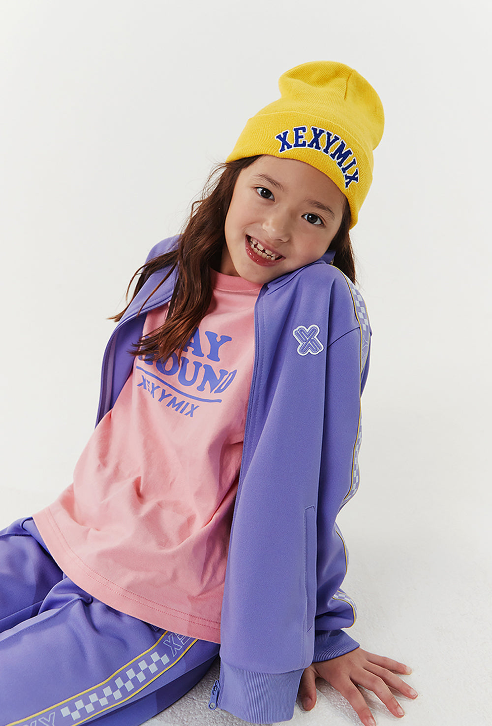 XEXYMIX Kids Play Basic T-shirts - Apricot Crush Orange
