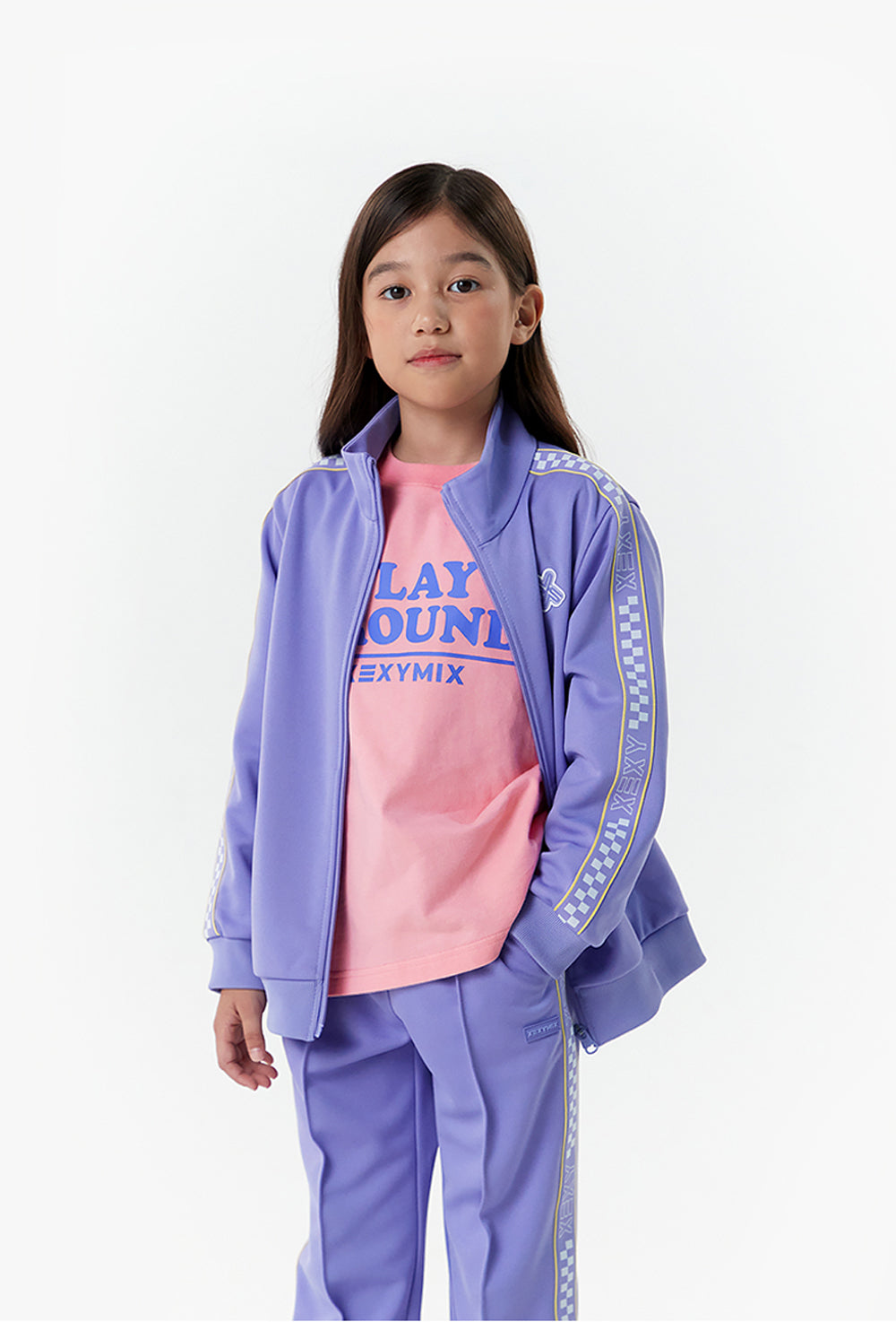 XEXYMIX Kids Play Basic T-shirts - Apricot Crush Orange
