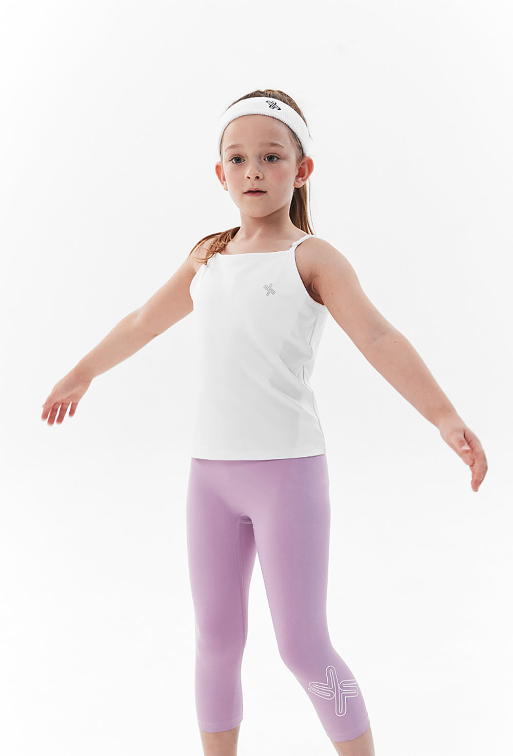 XELLA Kids Capri Leggings 7 - Drunk Tank Pink