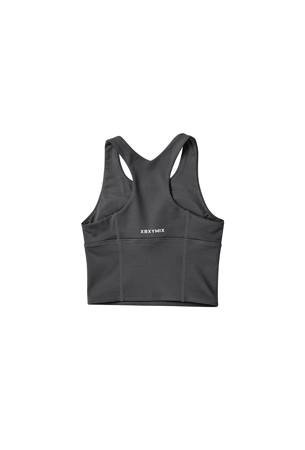 XELLA Kids Crop Bra Top - Shark Grey
