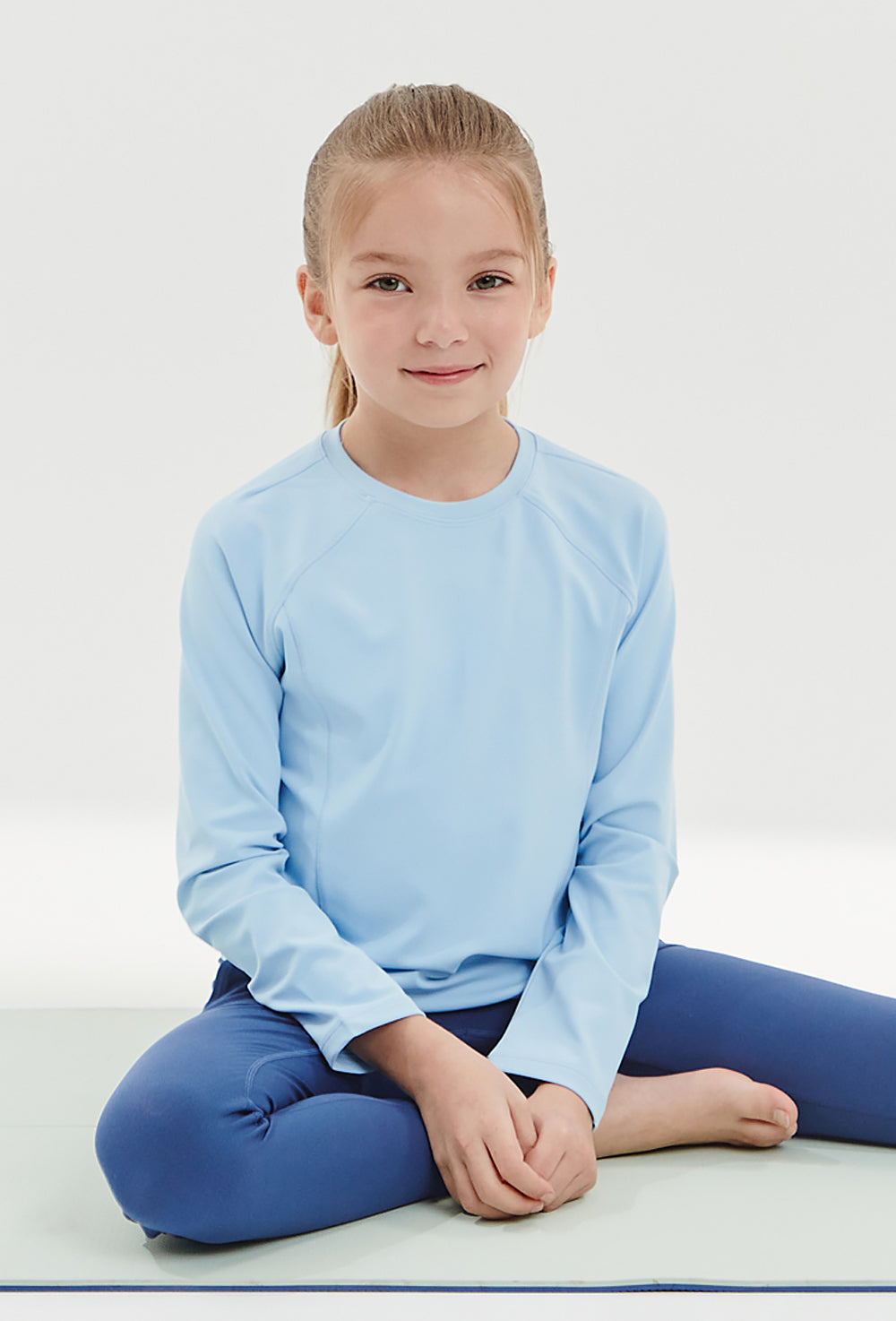 XEXYMIX Kids Princess Active T-Shirt - Cirrus Blue