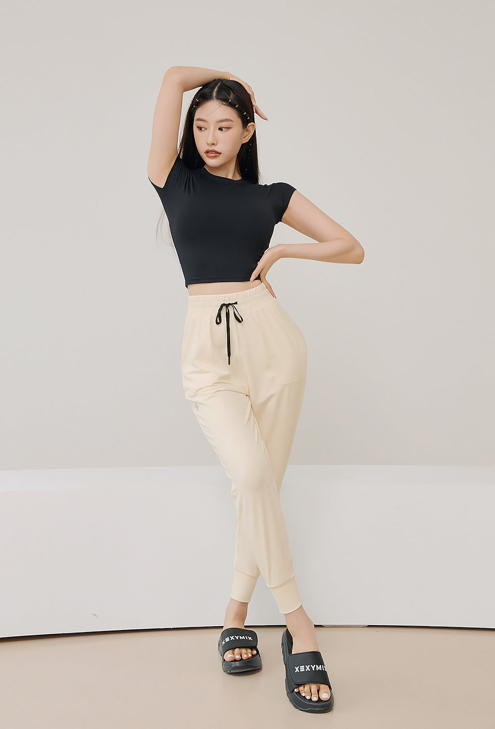 Sparky Crop Top - Black