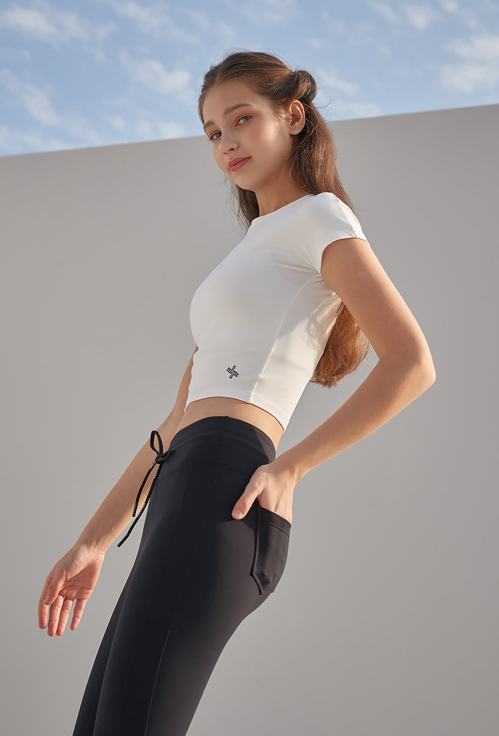 Sparky Crop Top - Ivory
