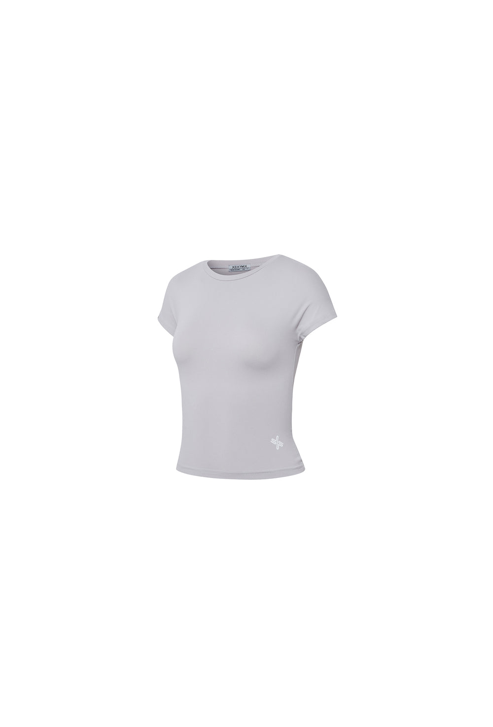 Sparky Crop Top - Blanc Silver