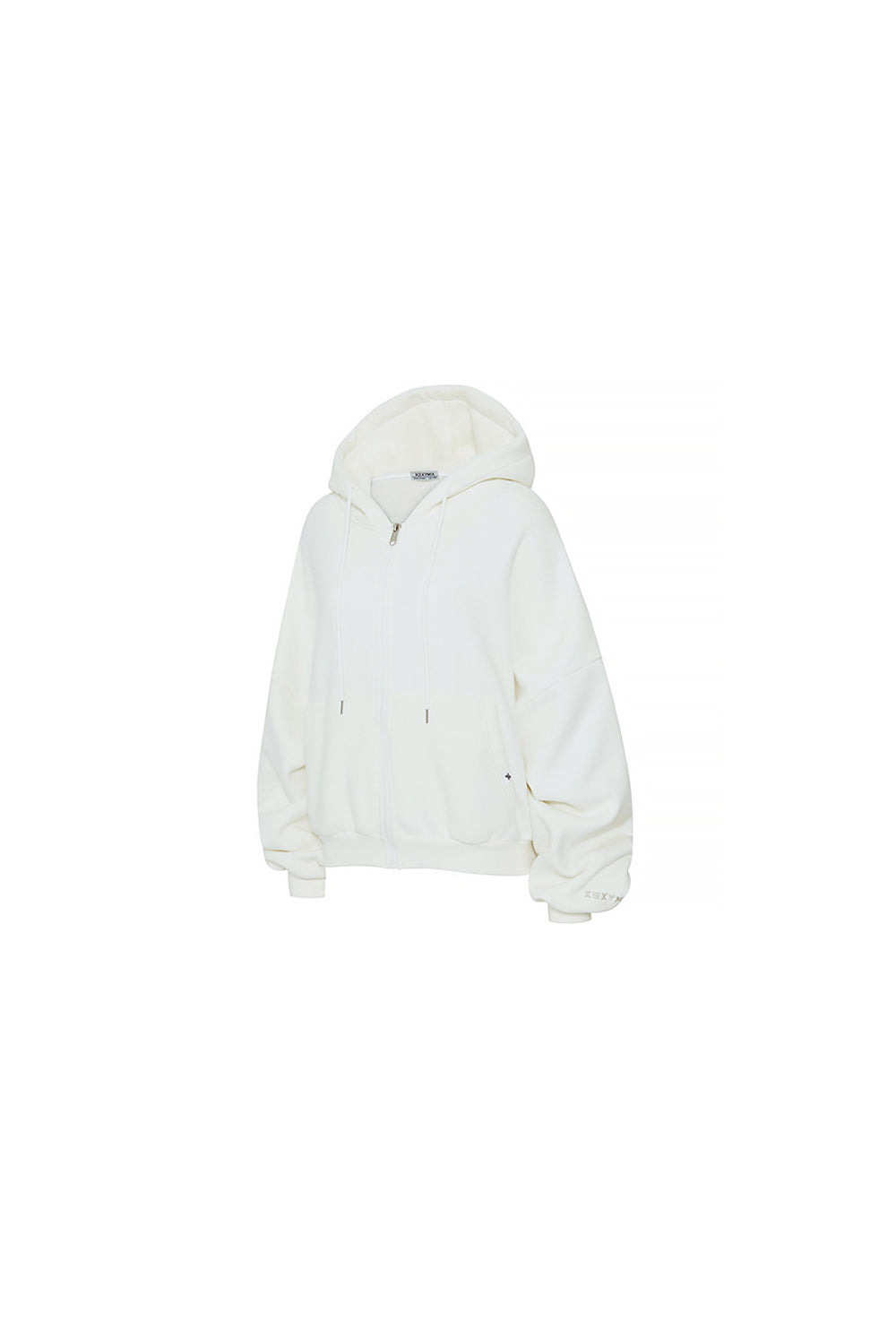 Napping Hood Zip-up - Brushed Cream
