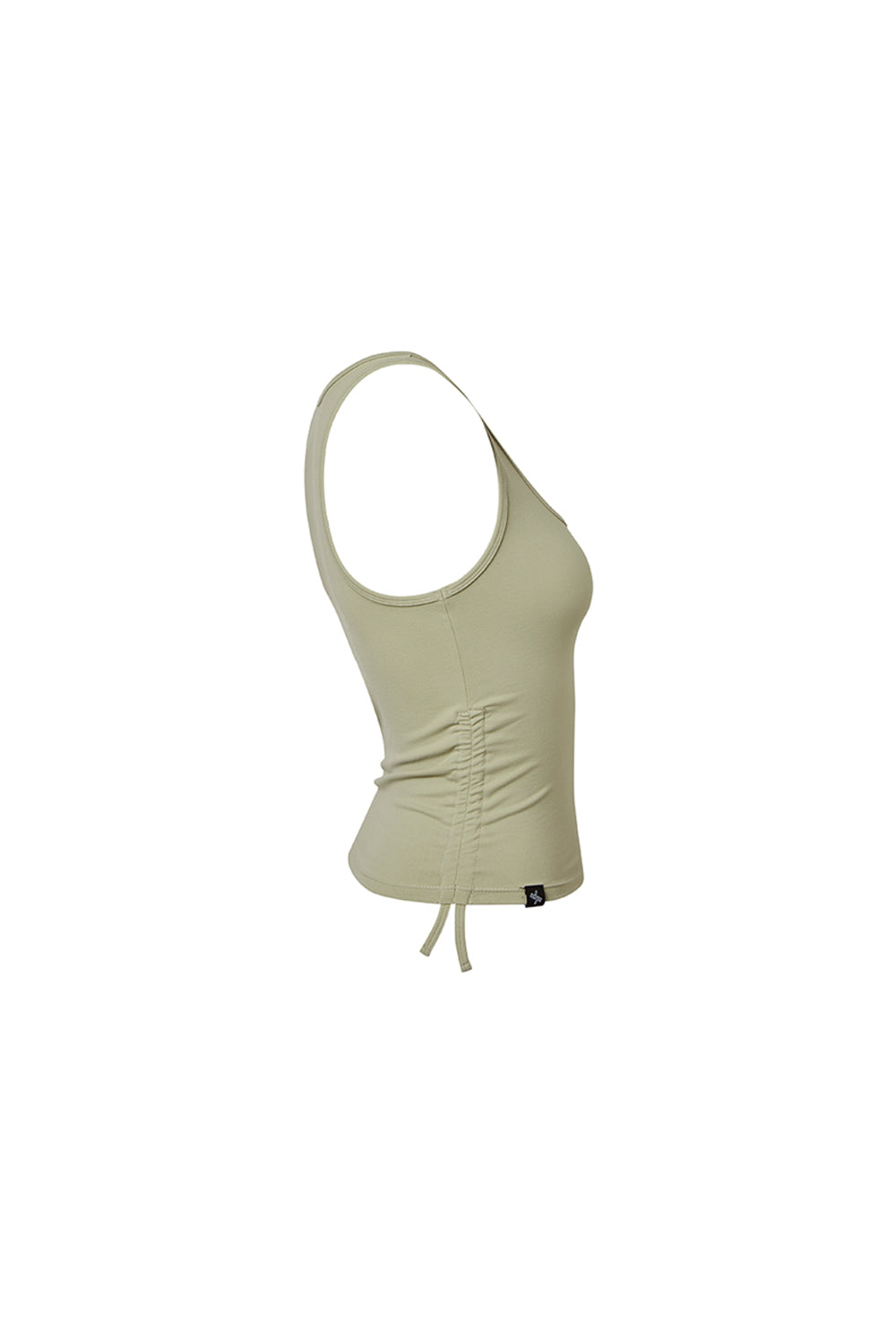 Side Shirring Sleeveless - Sage Moss