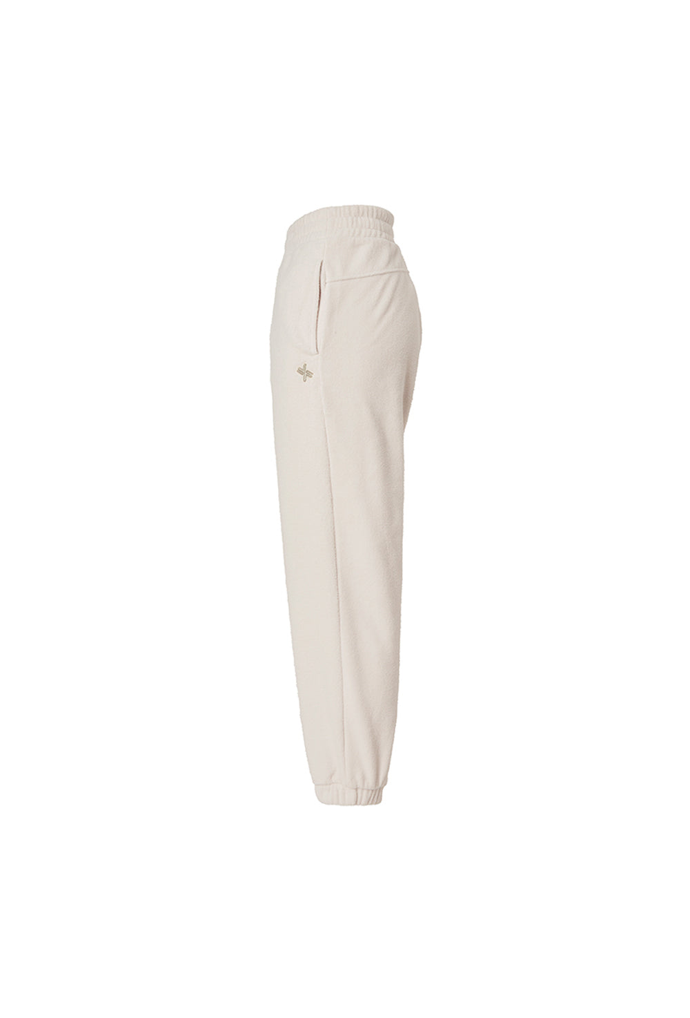 Basic Fleece Jogger Pants - Ash Cream