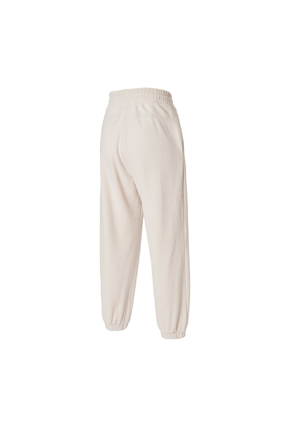 Basic Fleece Jogger Pants - Ash Cream