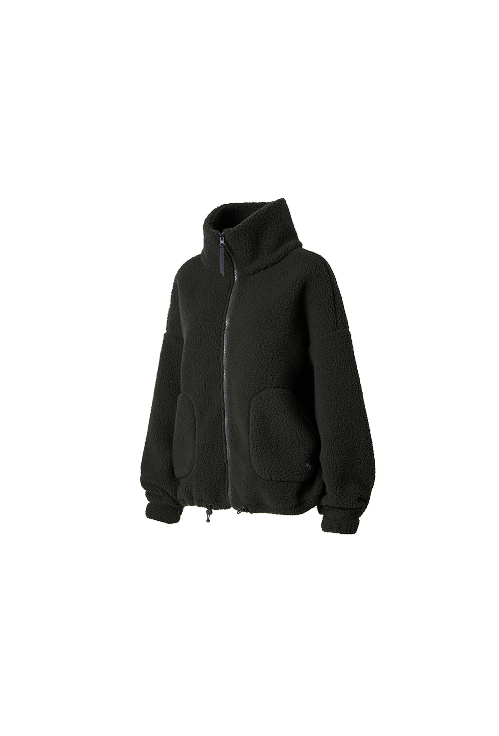 Sherpa High Neck Jumper - Charcoal Gray