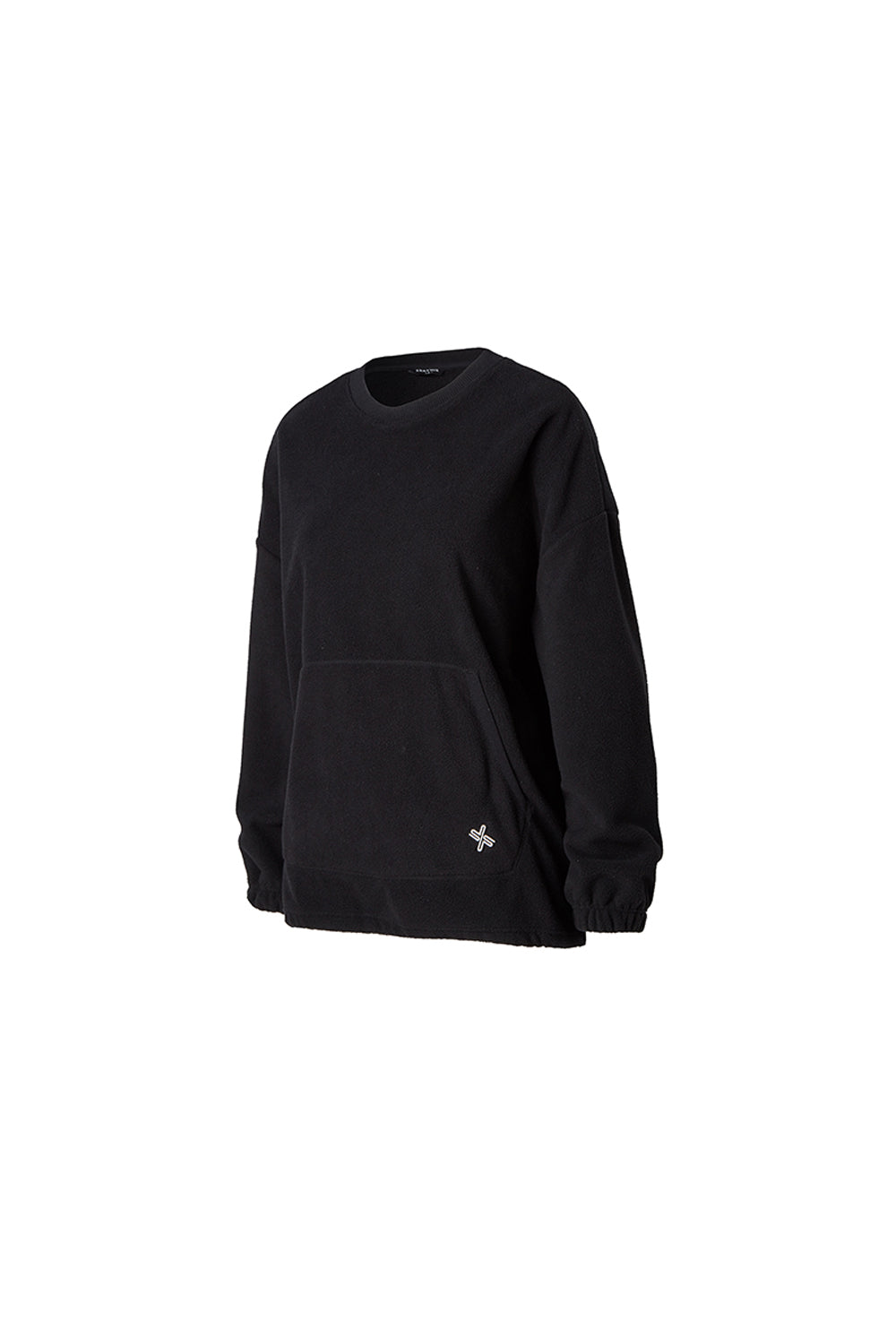 Fleece Over Fit Sweatshirt - Black