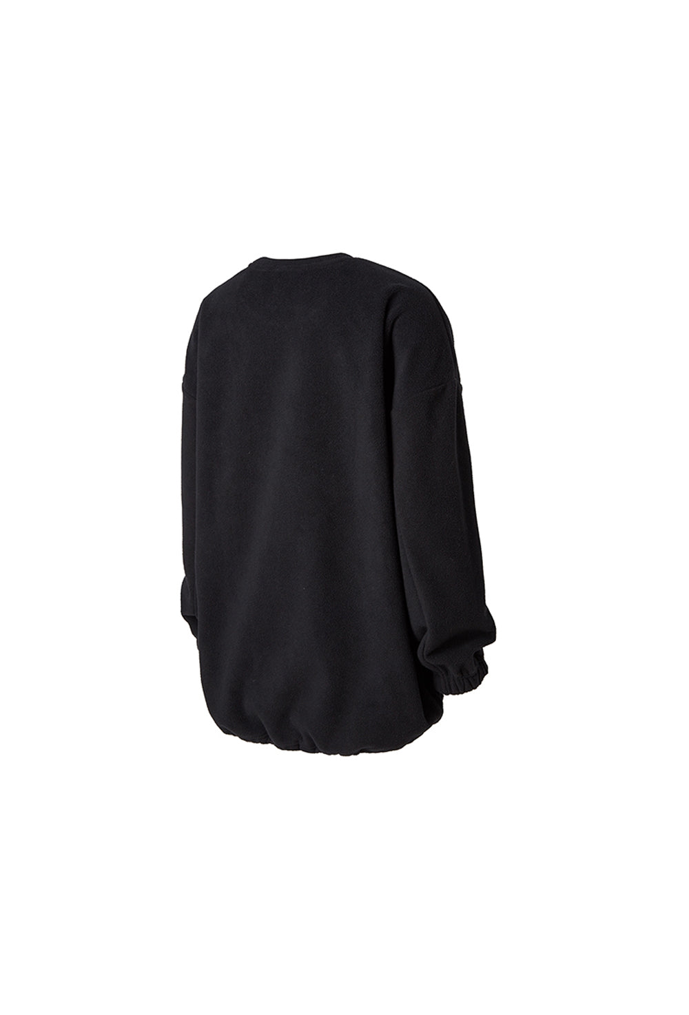 Fleece Over Fit Sweatshirt - Black