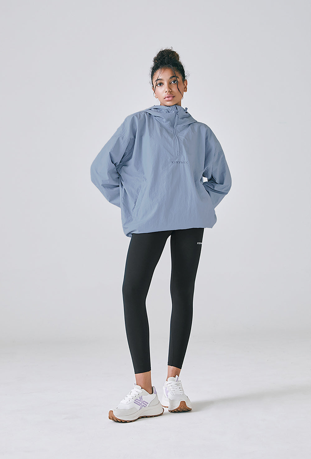 Anorak Hood Two-way Windbreaker 2.0 - Brunnera Blue