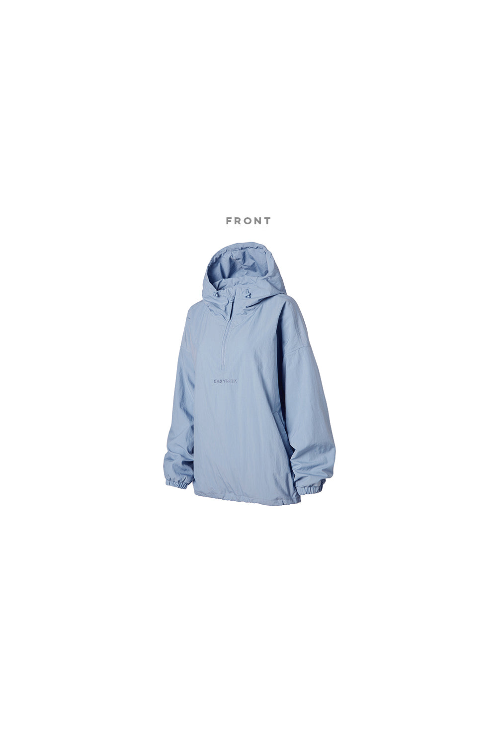 Anorak Hood Two-way Windbreaker 2.0 - Brunnera Blue