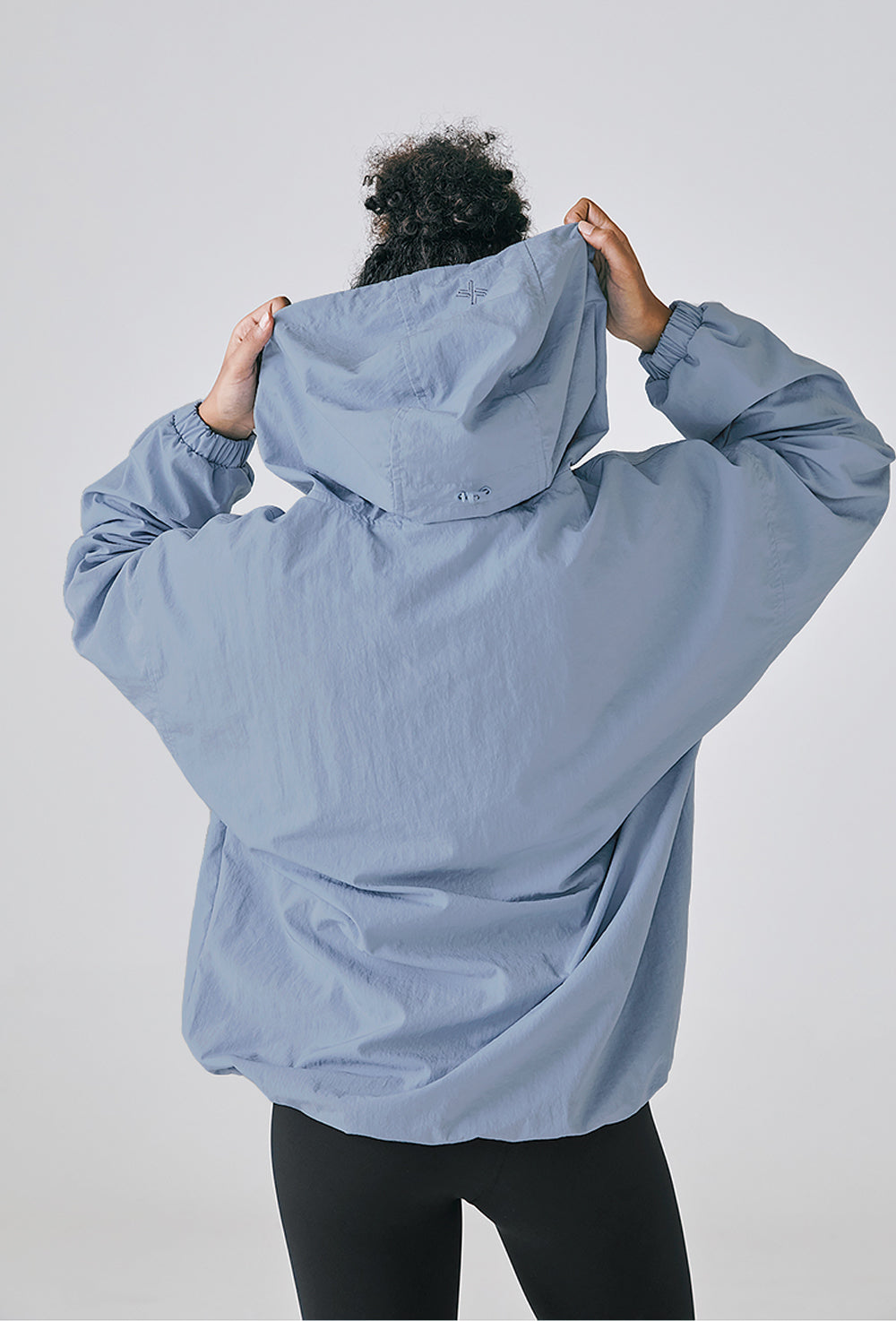 Anorak Hood Two-way Windbreaker 2.0 - Brunnera Blue
