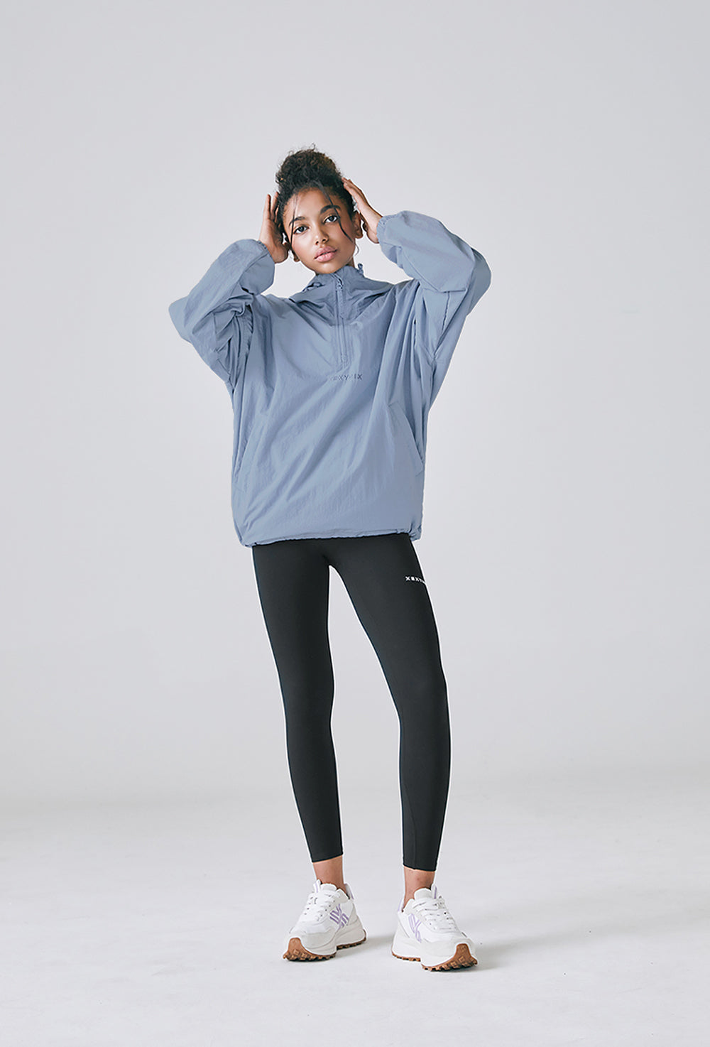 Anorak Hood Two-way Windbreaker 2.0 - Brunnera Blue