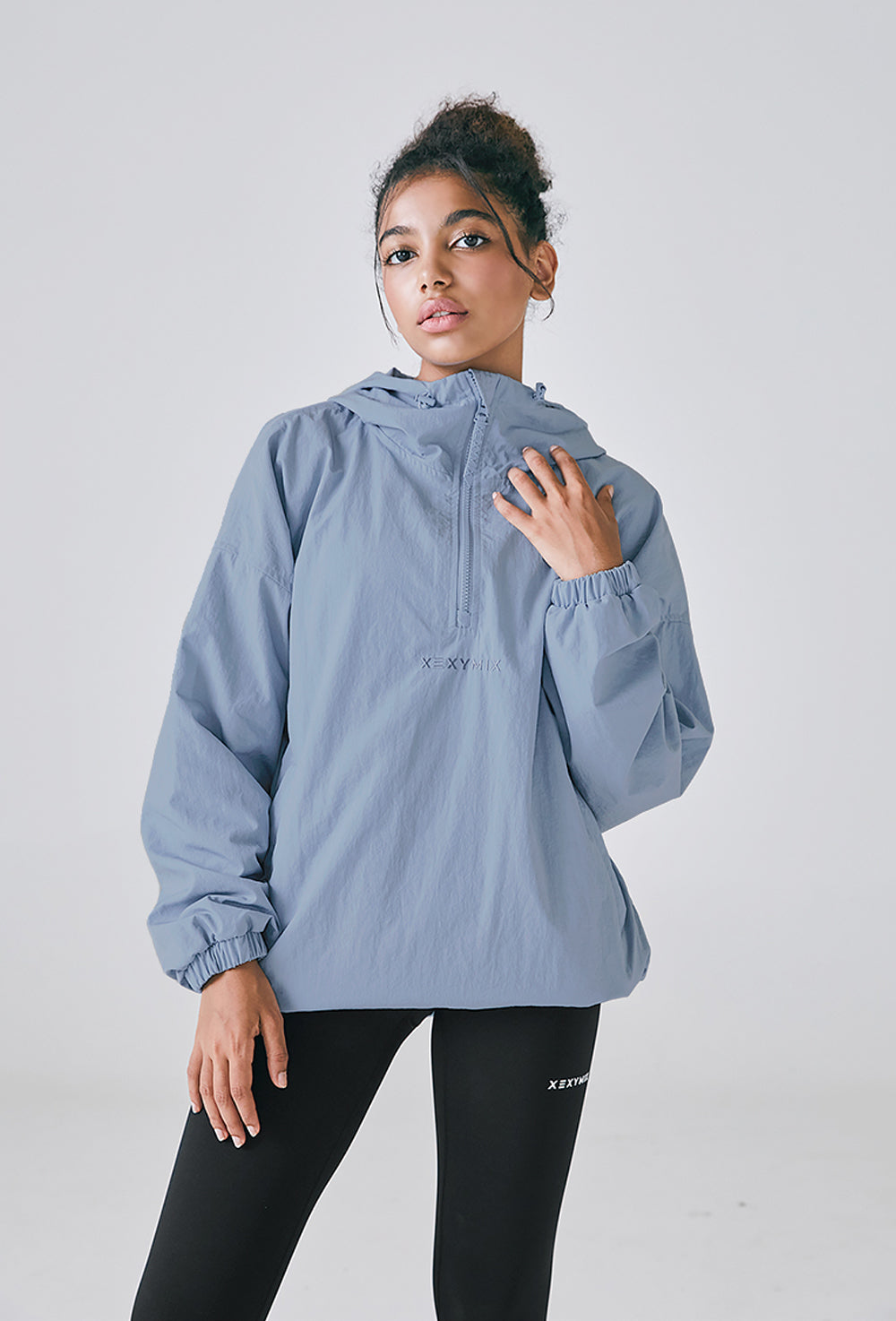 Anorak Hood Two-way Windbreaker 2.0 - Brunnera Blue