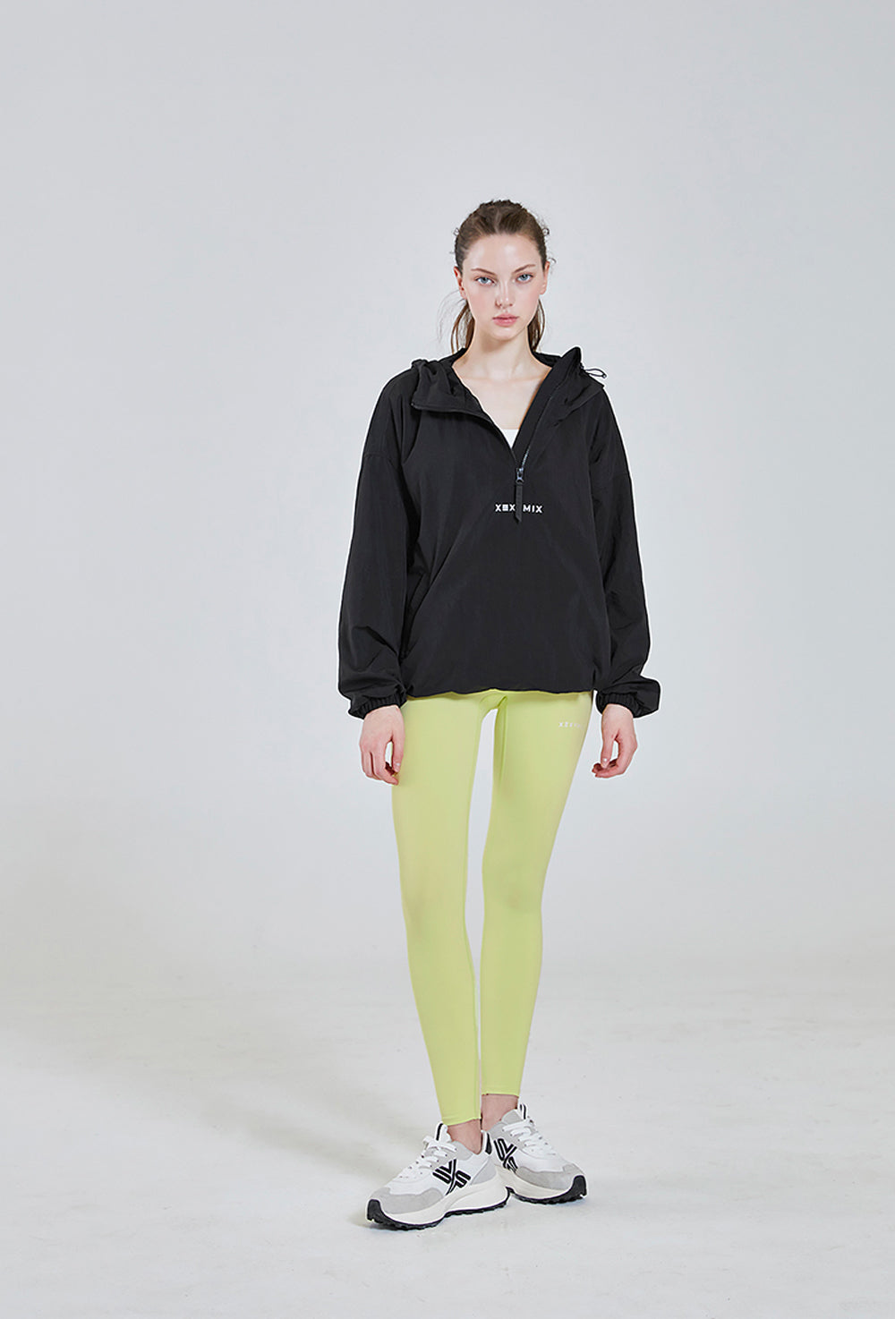 Anorak Hood Two-way Windbreaker 2.0 - Black