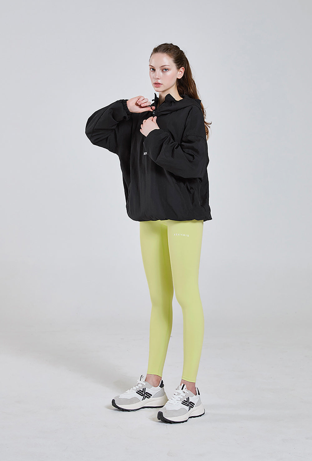 Anorak Hood Two-way Windbreaker 2.0 - Black