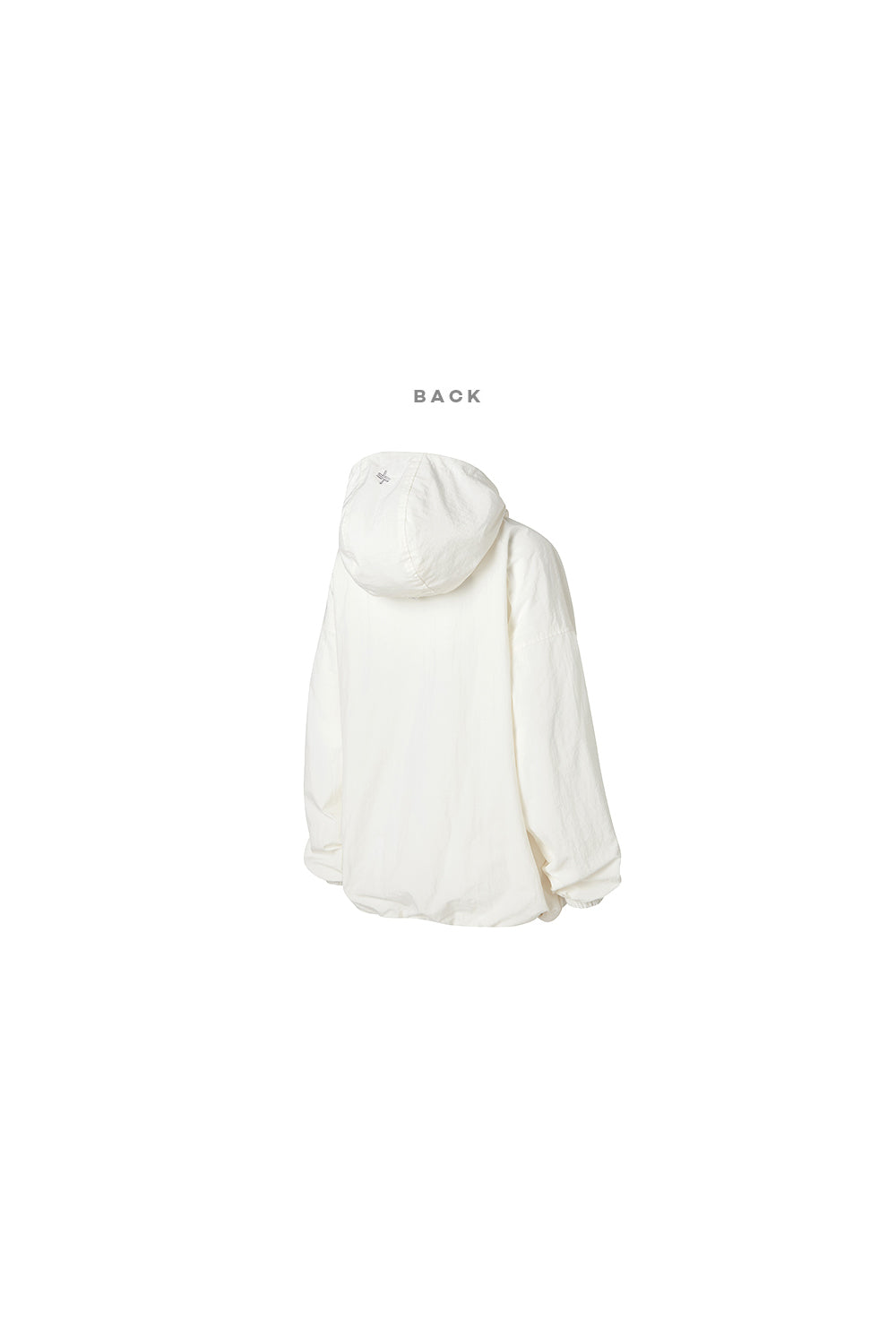 Anorak Hood Two-way Windbreaker 2.0 - Ivory