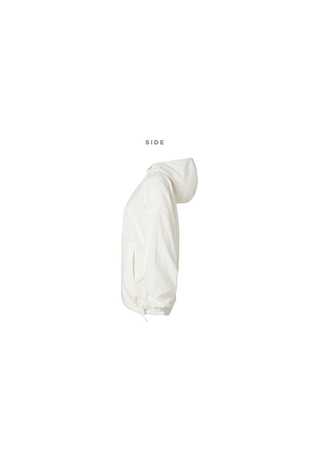 Anorak Hood Two-way Windbreaker 2.0 - Ivory