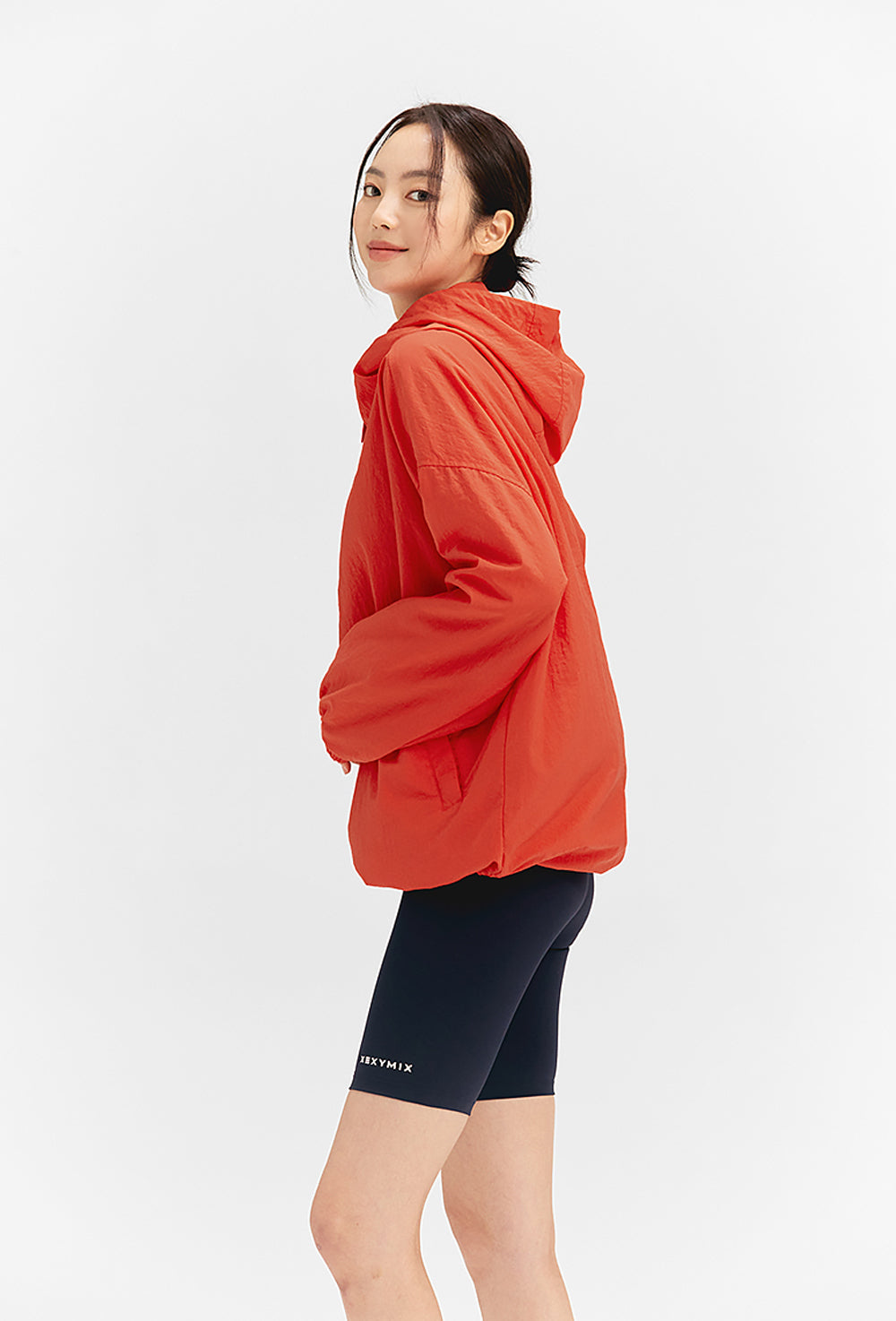 Anorak Hood Two-way Windbreaker 2.0 - Fiestar Red