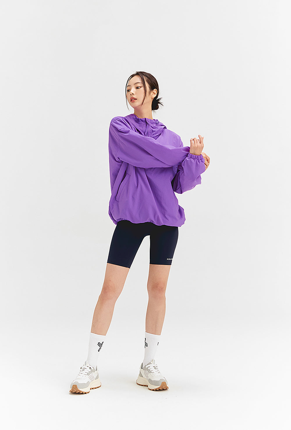 Anorak Hood Two-way Windbreaker 2.0 - Fancy Violet