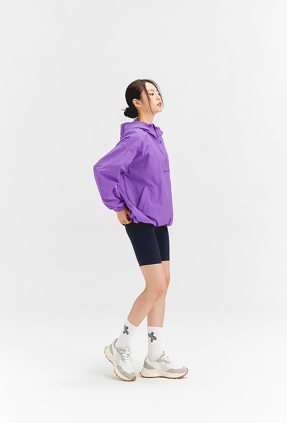 Anorak Hood Two-way Windbreaker 2.0 - Fancy Violet