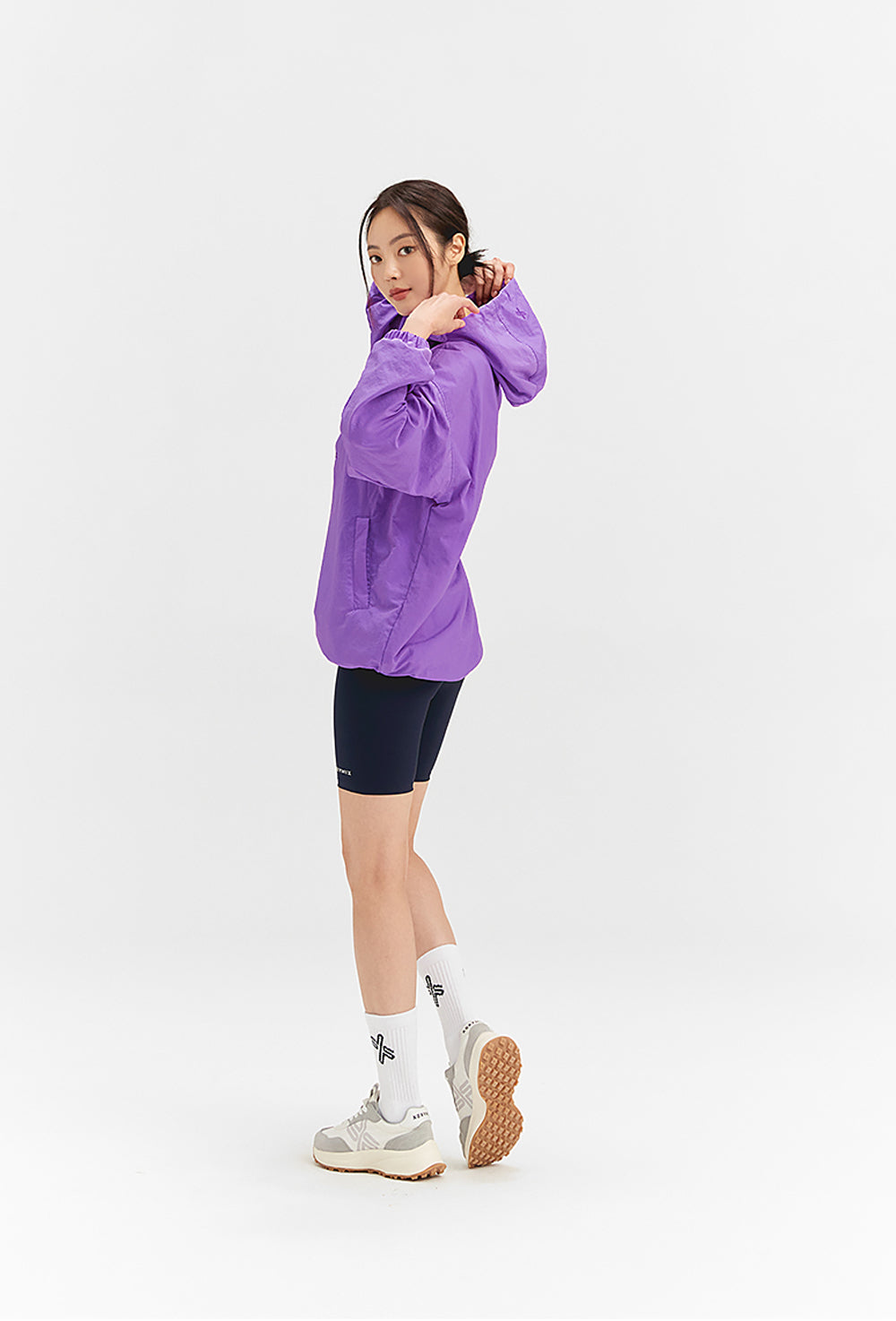 Anorak Hood Two-way Windbreaker 2.0 - Fancy Violet