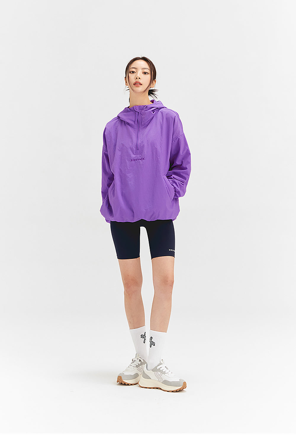 Anorak Hood Two-way Windbreaker 2.0 - Fancy Violet