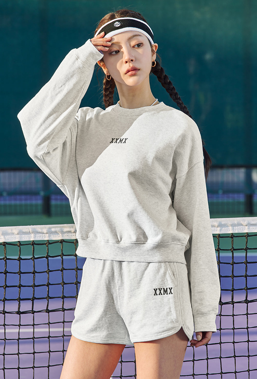 XXMX Daily Cotton Sweatshirt - Light Melange