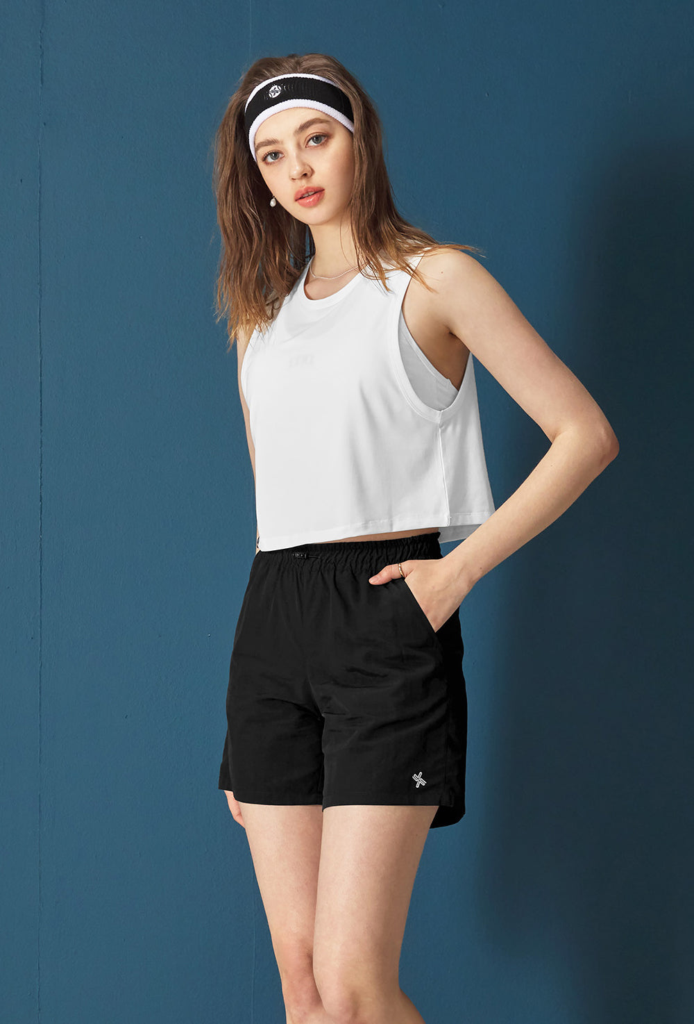 Basic Woven Half Shorts - Black