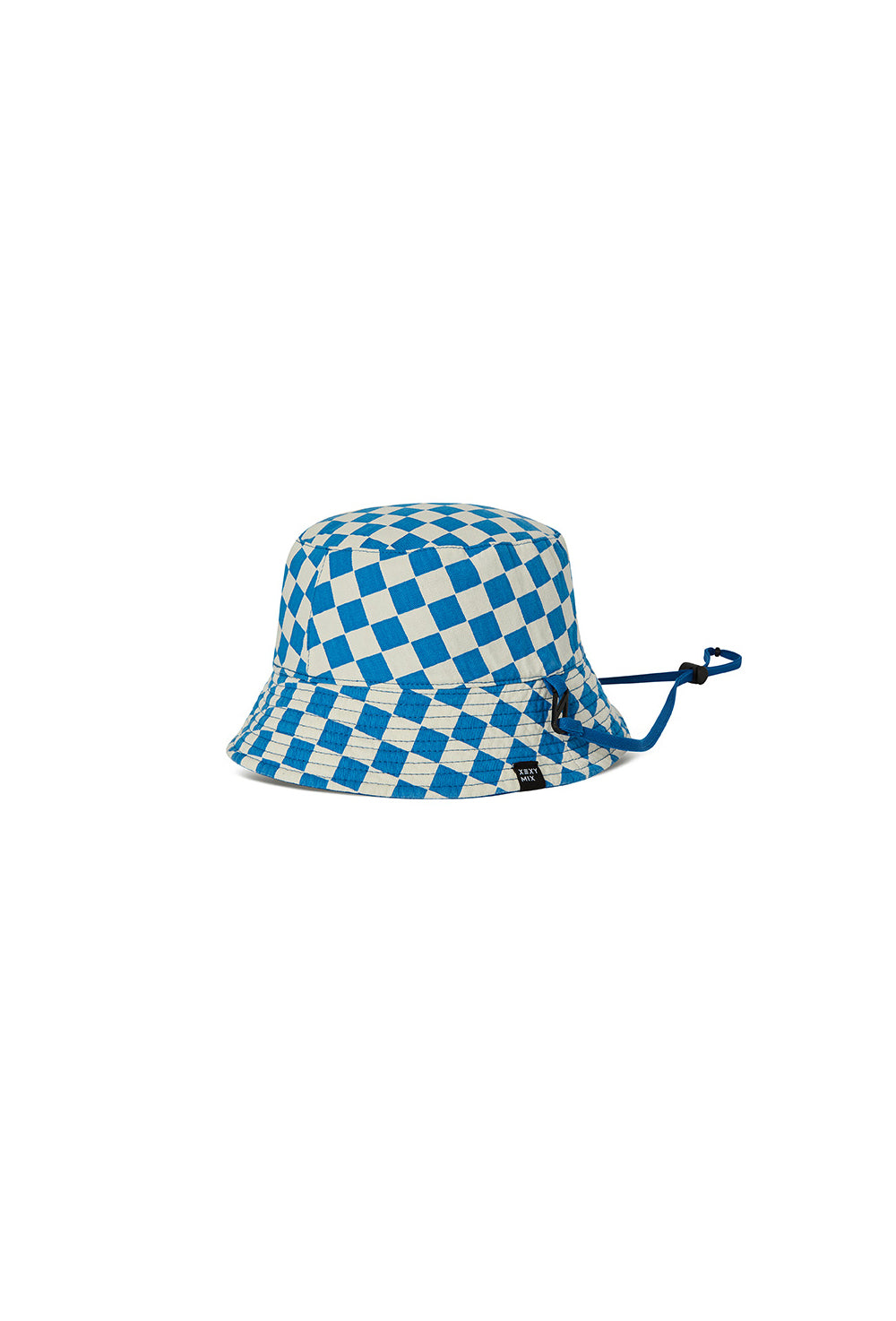 Checker Reversable Bucket Hat - Blue Magic