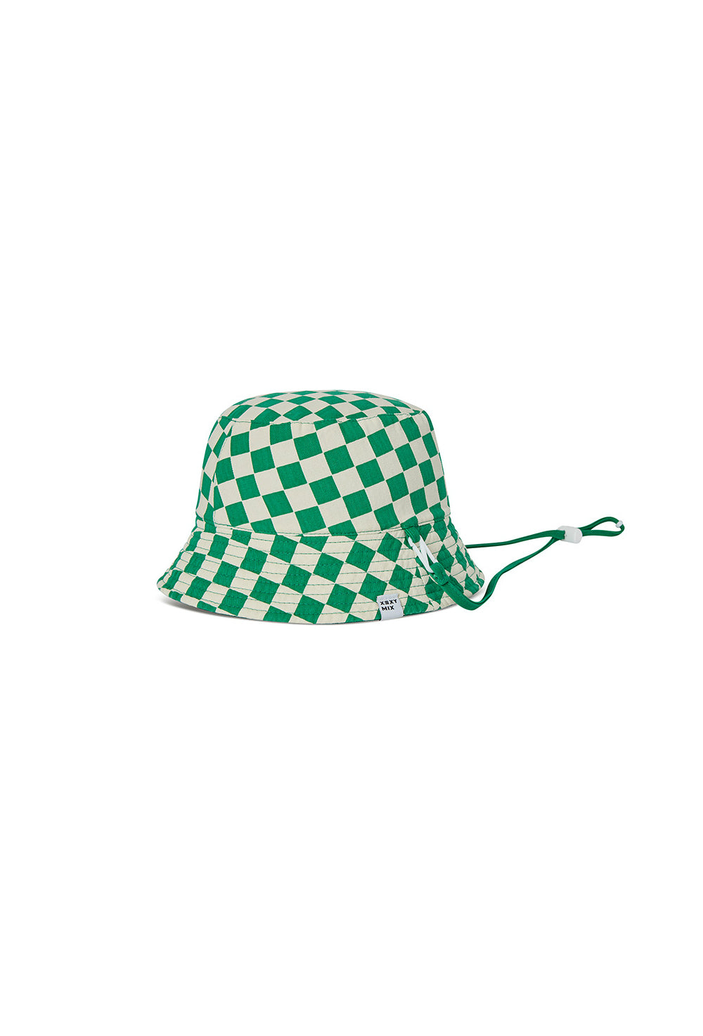 Checker Reversable Bucket Hat - Forest Green