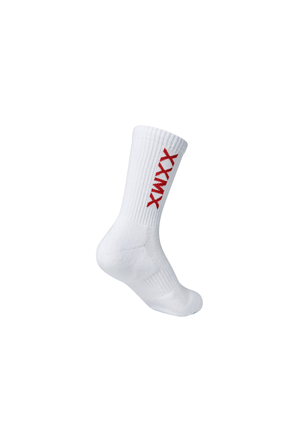 XEXYMIX Logo Crew Socks - Red