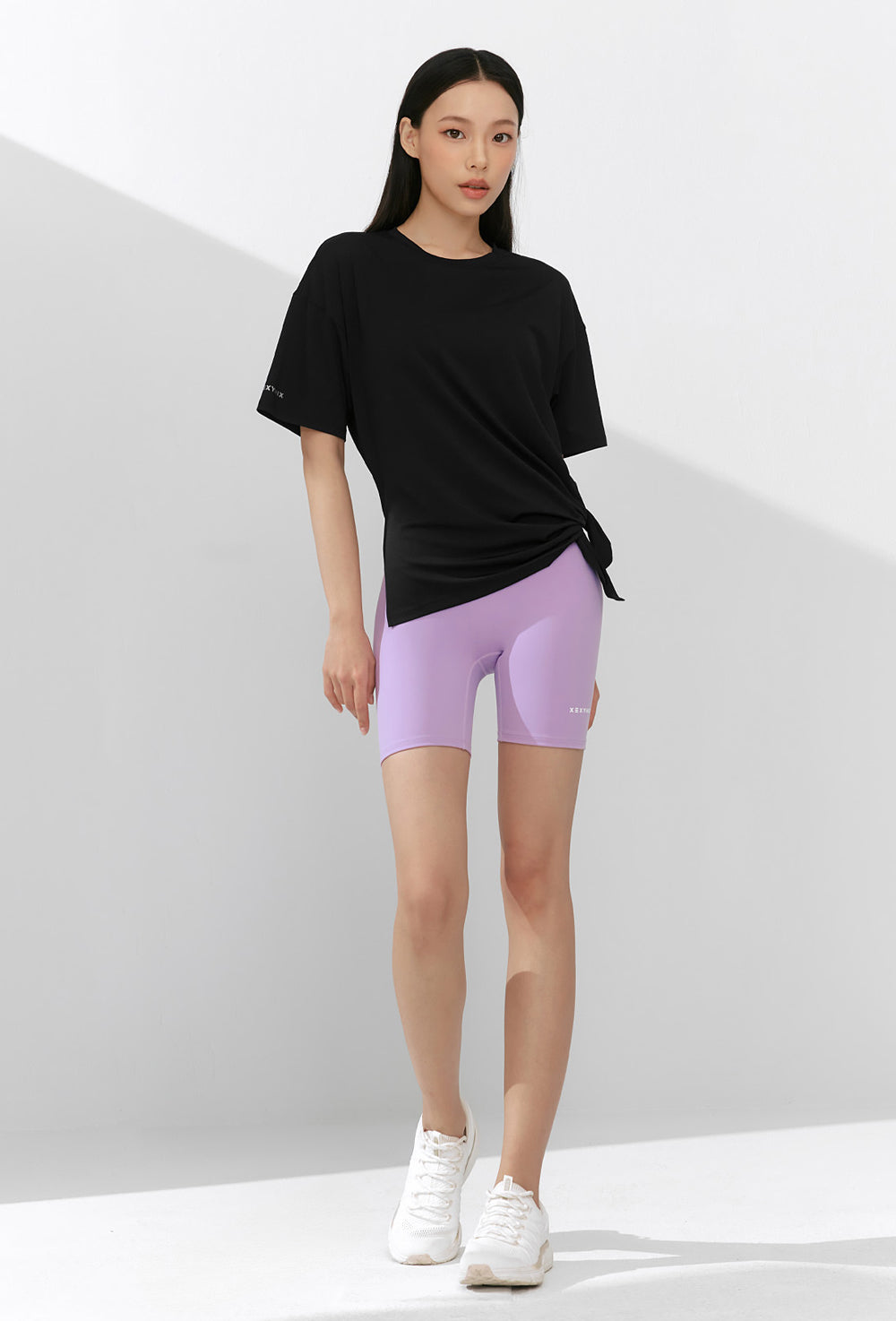 Ice Feather Light 2.0 Unbalanced Loose Fit Short Sleeve - Black