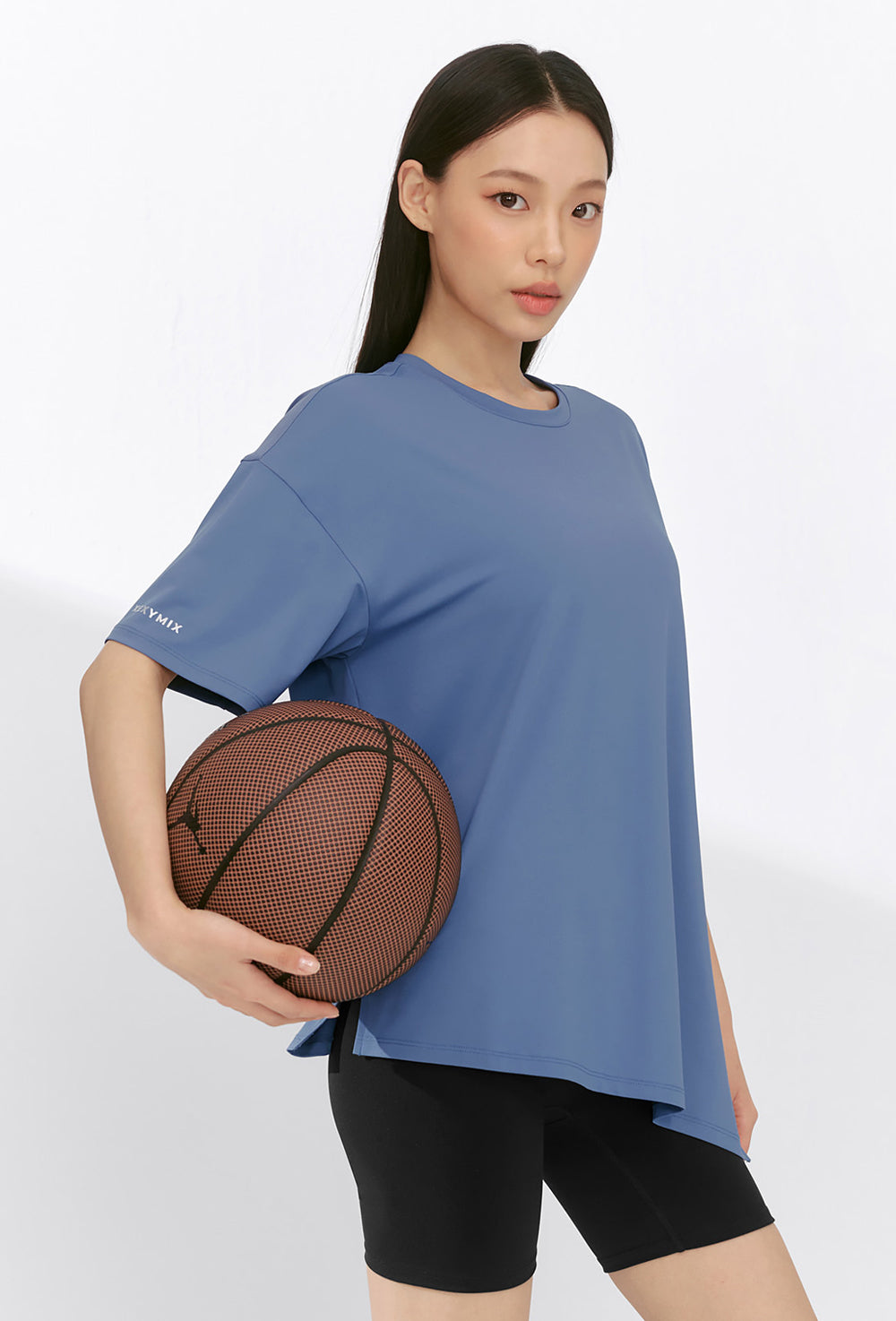 Ice Feather Light 2.0 Unbalanced Loose Fit Short Sleeve - Bluebell