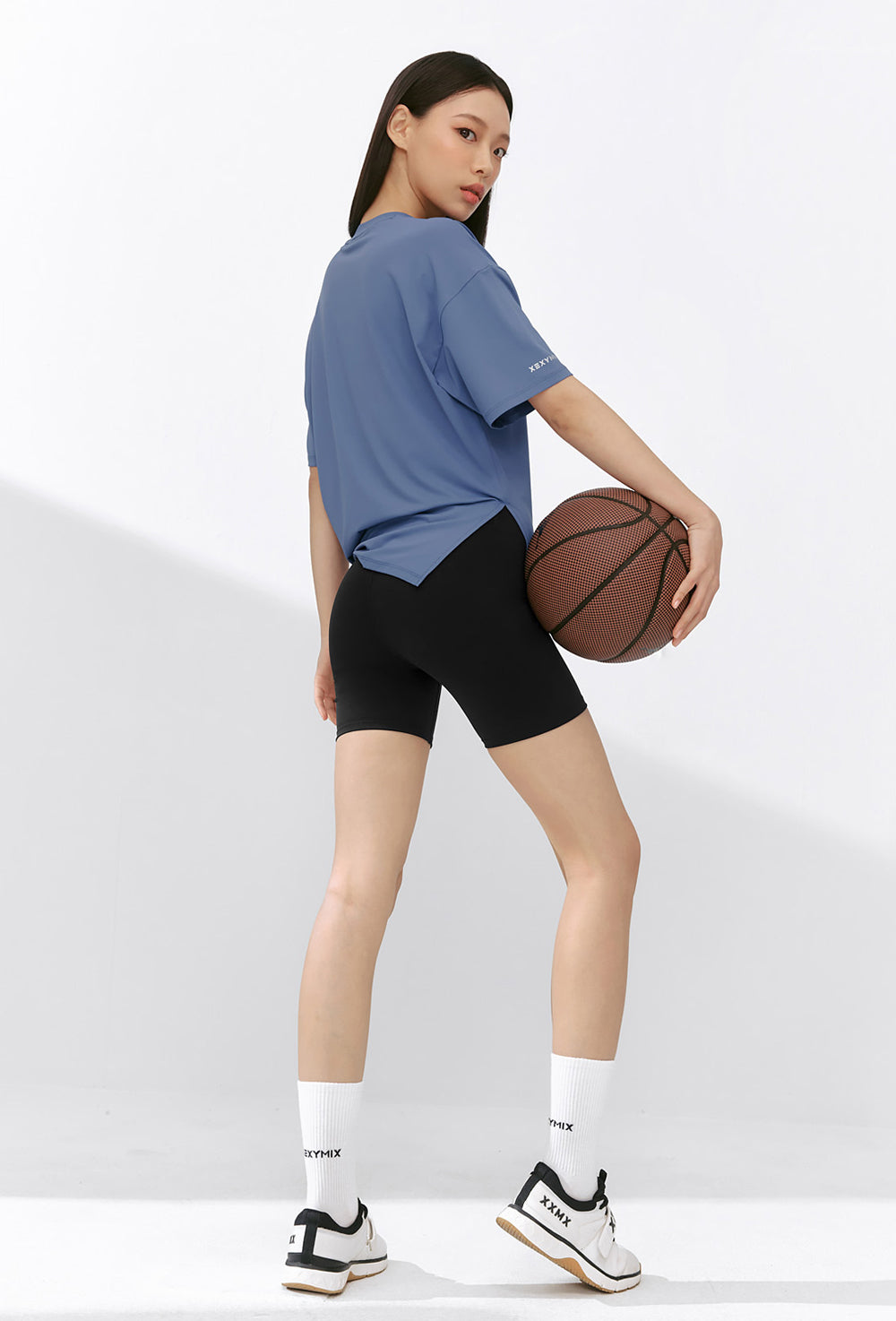 Ice Feather Light 2.0 Unbalanced Loose Fit Short Sleeve - Bluebell