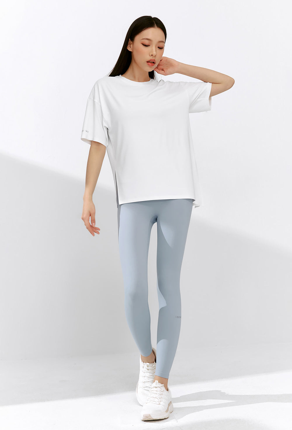 Ice Feather Light 2.0 Unbalanced Loose Fit Short Sleeve - Ivory