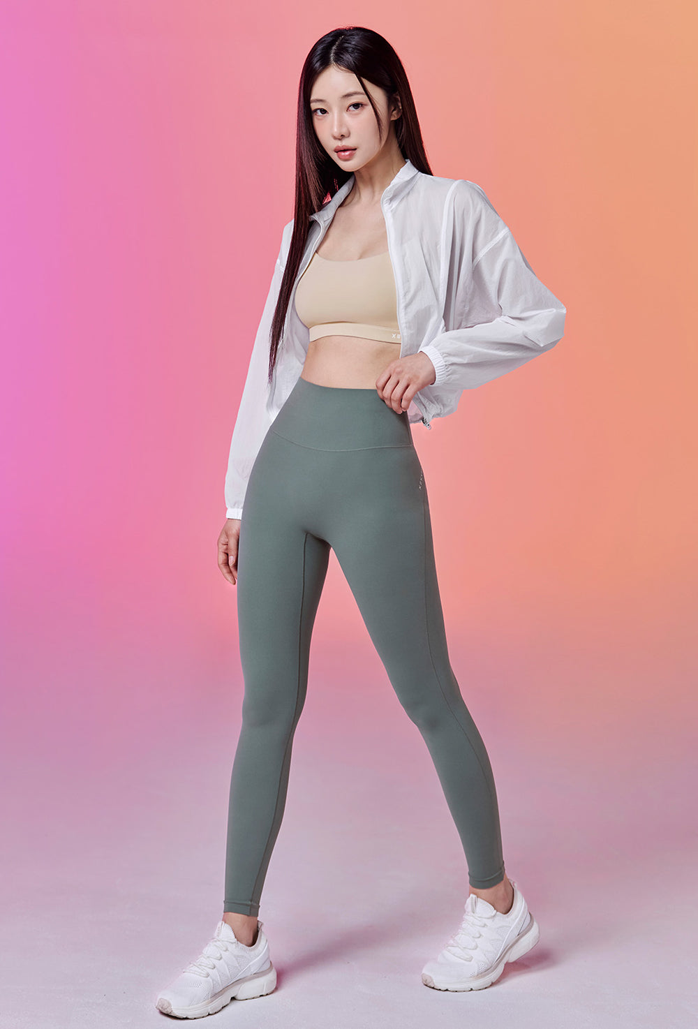 Another Label Fit Revolution Leggings - Silver Khaki
